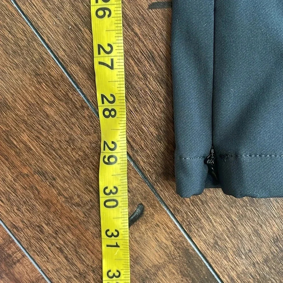 Good American The Exec Pant Black Straight leg Ankle zip Size L NWT Stretch - Picture 10 of 15